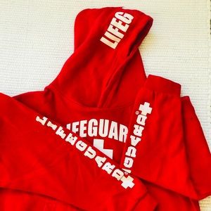 I am selling a lifeguard sweatshirt.